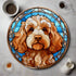 Cockapoo Golden Glass Suncatcher Worktop Saver